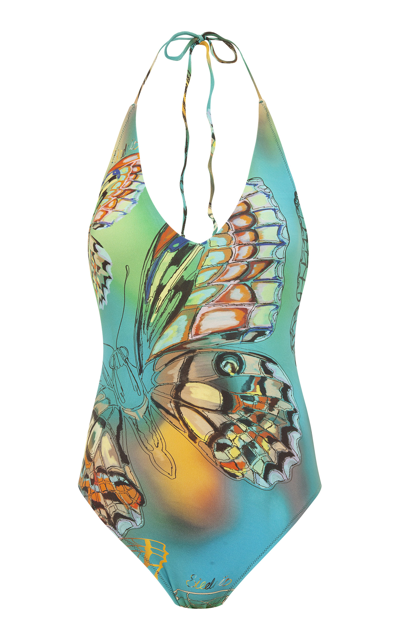 Siedres Women's Jami Butterfly Print One Piece In Multi