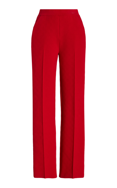 High Sport Sig Check-jacquard Cotton Pants In Red