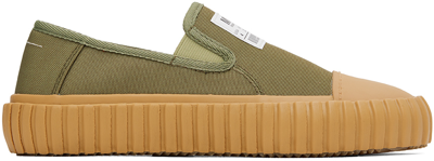 Mm6 Maison Margiela Vulcanized Slip-on Sneakers In Green
