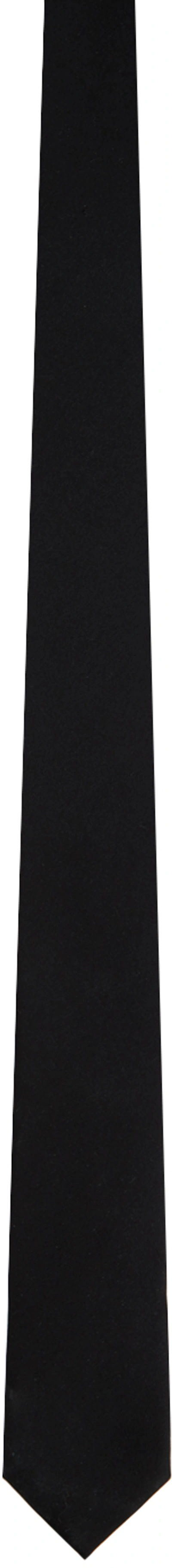 Yuki Hashimoto Black Silk Tie