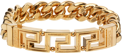 Versace Gold Greca Chain Bracelet