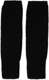 Johnlawrencesullivan Black Lib Gloves In Black