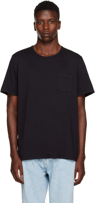 Corridor Black Garment-dyed T-shirt In Ts0031-blk