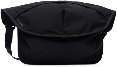 Master-piece Co Black 'face' Messenger Bag