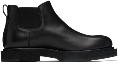 Officine Creative Tonal 003 Ankle Boots In Black Leather
