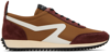 Rag & Bone Brown & Burgundy Retro Runner Sneakers In Red