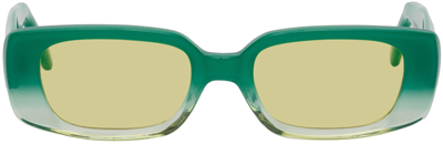 Our Legacy Green Samhain Sunglasses In Peppermint Twist