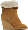 ISABEL MARANT TAN TOTAM BOOTS