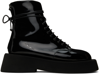 MARSÈLL BLACK GOMME GOMMELONE LACE-UP BOOTS