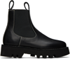 SOFIE D'HOORE BLACK FOAL ANKLE BOOTS