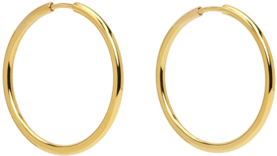 Maria Black Gold-plated Senorita 25 Hoop Earrings