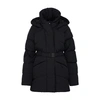 Canada Goose Marlow Padded Belted Shell-down Coat In Black