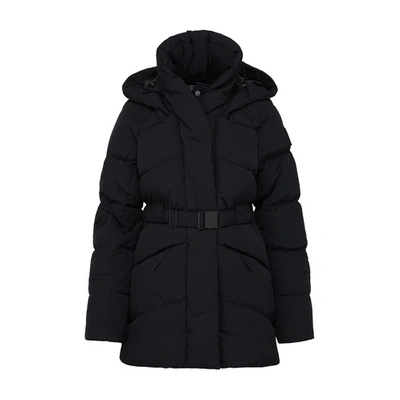Canada Goose Marlow Padded Belted Shell-down Coat In Black