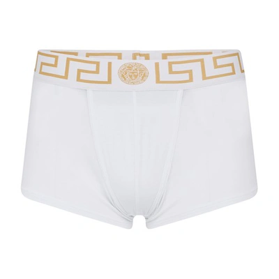 VERSACE PACK OF TWO BOXER SHORTS WITH GRECA BORDER