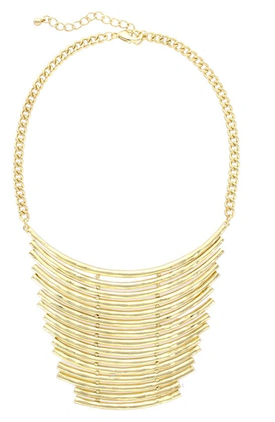Olivia Welles Gold Plated Madison Abstract Necklace