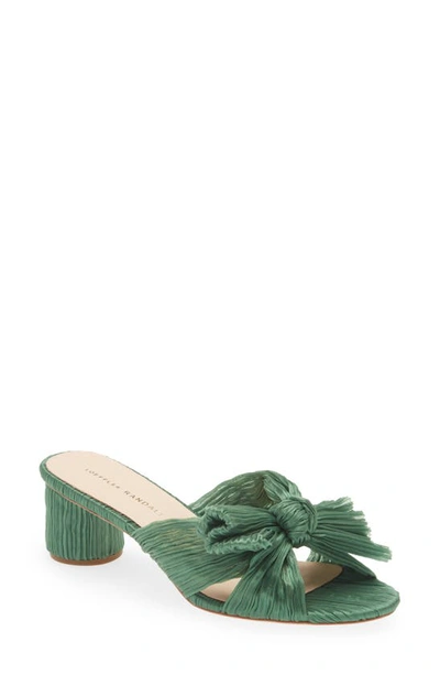 Loeffler Randall Emilia Knot Slide Sandal In Sage