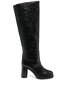 ISABEL MARANT LEATHER KNEE-HIGH BOOTS