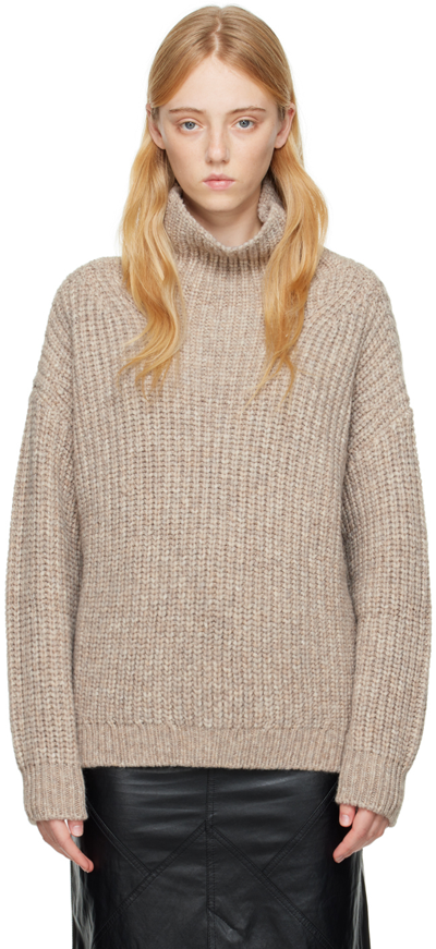 Isabel Marant Beige Iris Sweater In 50ta Taupe