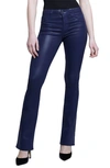 L Agence Selma High Waist Baby Boot Jeans In Midnight Coated