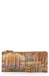 Brahmin Credit Card Wallet Truffle Python Ombre Melbourne In Trufflepython
