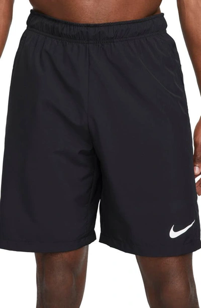 Nike Glitch Camo Dri-fit Knitted 6.0 Shorts In Black