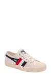 Gola Coaster Sneaker In Off White Navy Red