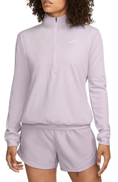 Nike Women's Element 1/2-zip Running Top (plus Size) In Purple