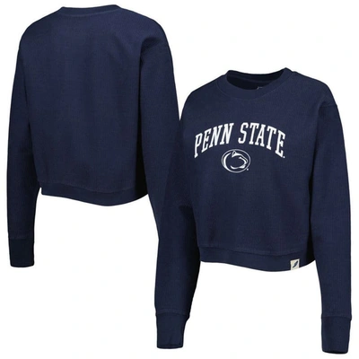 LEAGUE COLLEGIATE WEAR LEAGUE COLLEGIATE WEAR NAVY PENN STATE NITTANY LIONS CLASSIC CAMPUS CORDED TIMBER SWEATSHIRT