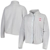 PROFILE GRAY OHIO STATE BUCKEYES WHEELHOUSE SHERPA FULL-SNAP JACKET