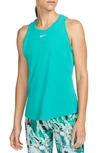 Nike Women's Dri-fit One Luxe Standard Fit Tank Top In Green