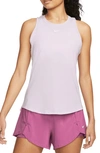Nike Drifit One Luxe Tank In Doll