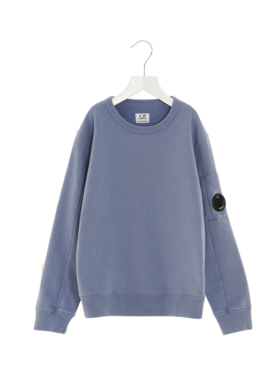 C.p. Company Kids' Basic Sweatshirt In Light Blue