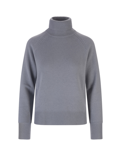 S Max Mara Woman Light Blue Nadar Turtleneck In Azure