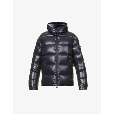 Moncler Maya Quilted Shell-down Jacket In Navy