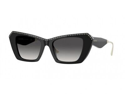 Pre-owned Valentino Sunglasses Va4114 50018g Black Grey Woman In Gray