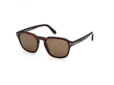 Pre-owned Tom Ford Sunglasses Ft0931 Avery 52h Havana Brown Man