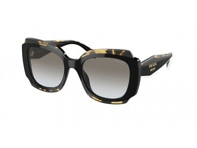 Pre-owned Prada Sunglasses Pr 16ys 01m0a7 Black Grey Woman In Gray