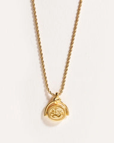 Fashion Capricorn Spinner Pendant In Gold