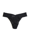 Hanky Panky Signature Lace Original Rise Thong In Black