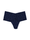 Hanky Panky Retro Lace Thong In Blue