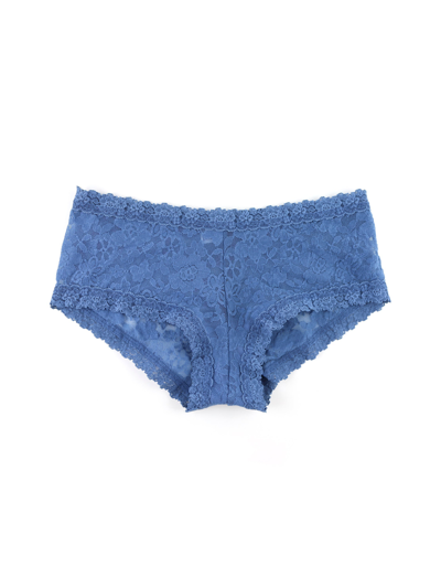 Hanky Panky Signature Lace Boyshort - Sapphire In Sea Blue