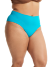 Hanky Panky Plus Size Breathesoft Hi-rise Thong Exclusive In Blue