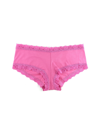 Hanky Panky Cotton With A Conscience Boyshort In Pink