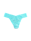 Hanky Panky Cross-dyed Leopard Original Rise Thong Sale In White