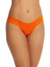 Hanky Panky Signature Lace Low Rise Thong In Orange