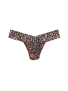 HANKY PANKY PRINTED SIGNATURE LACE LOW RISE THONG INSTINCT