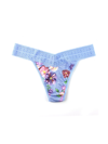 Hanky Panky Indigo Stripe Dreamease Original Rise Thong In Multicolor