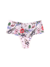 Hanky Panky Printed Retro Lace Thong In Multicolor