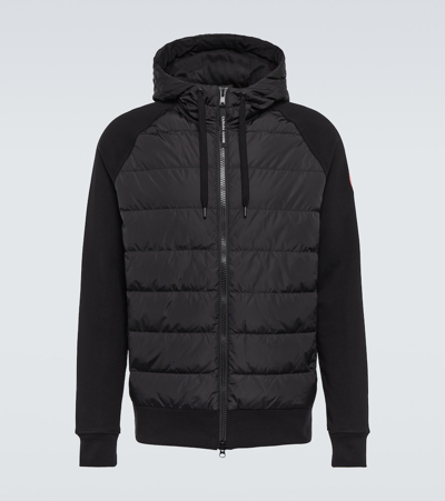 Canada Goose Hybridge Down-paneled Jacket In Black