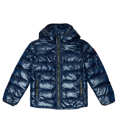 Canada Goose Kids' Crofton Hooded Jacket (7-16 Years) In Atlantic Navy